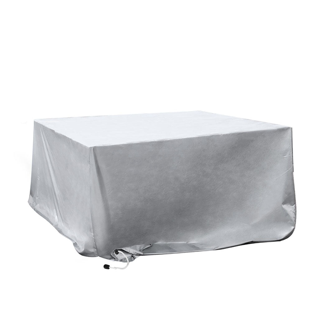 Contemporary Outdoor Furniture Cover Waterproof Silver 30cm Extension | Silver colour