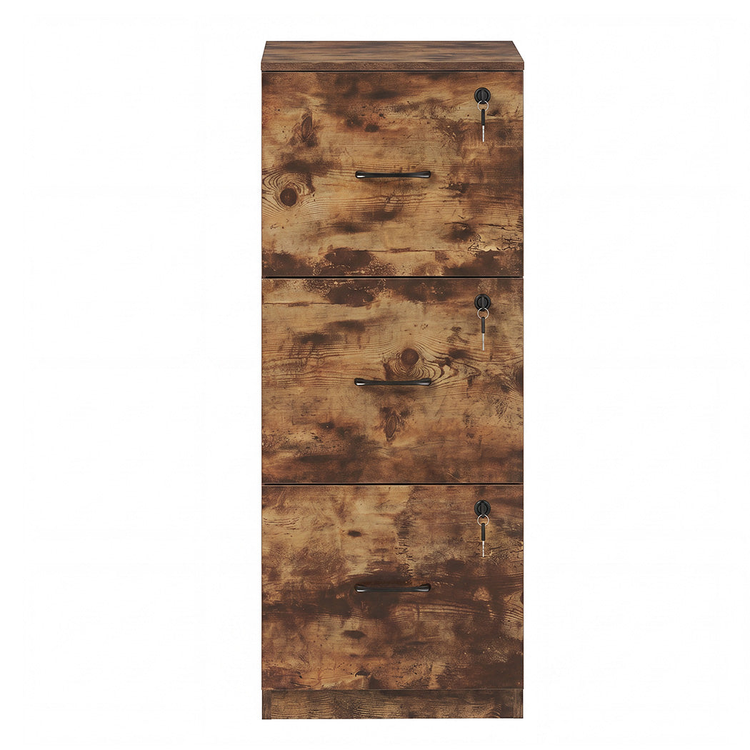 3 Drawer Lockable Filing Cabinet Vertical | Simpledeals