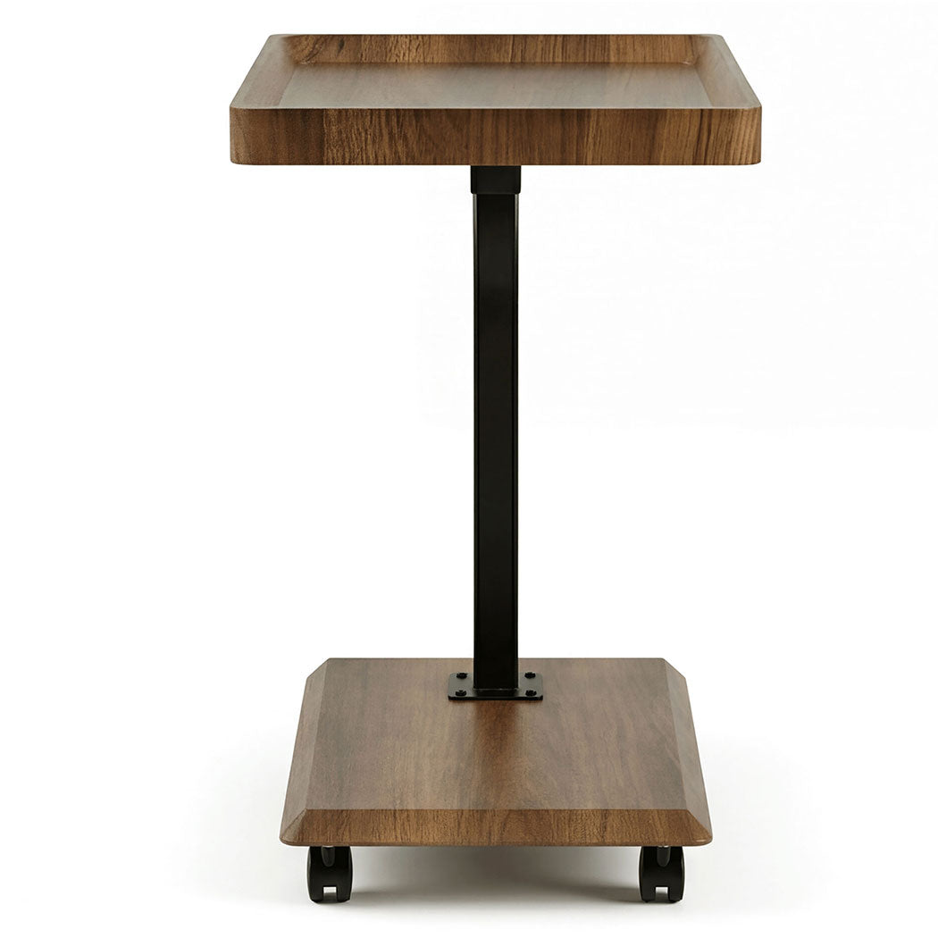 C Shaped Side Table Height Adjustable Swivel | Simpledeals