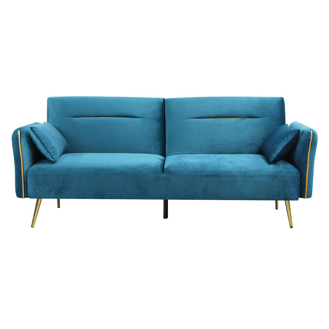 Versatile 3-Seater Sofa Bed Convertible Adjustable Height Classic