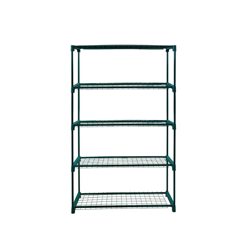 2x 5-Tier Plant Shelves Garden Flower Pot Rack Indoor Outdoor