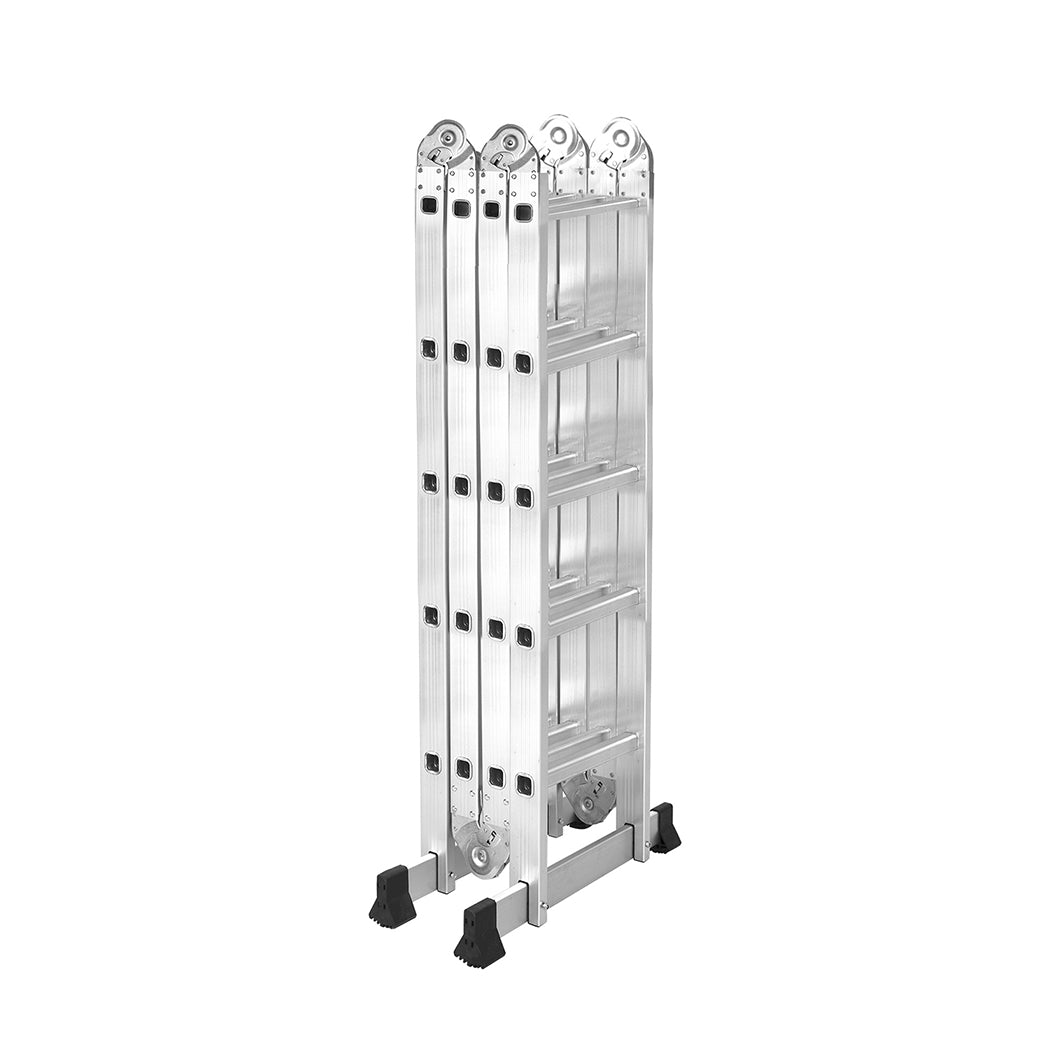 Multi Purpose Ladder 5.7M Aluminium Folding Platform Household Office Extension