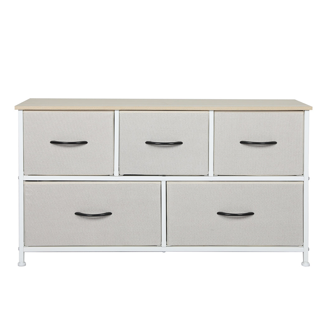 Storage Cabinet Tower Beige 45x30x45cm