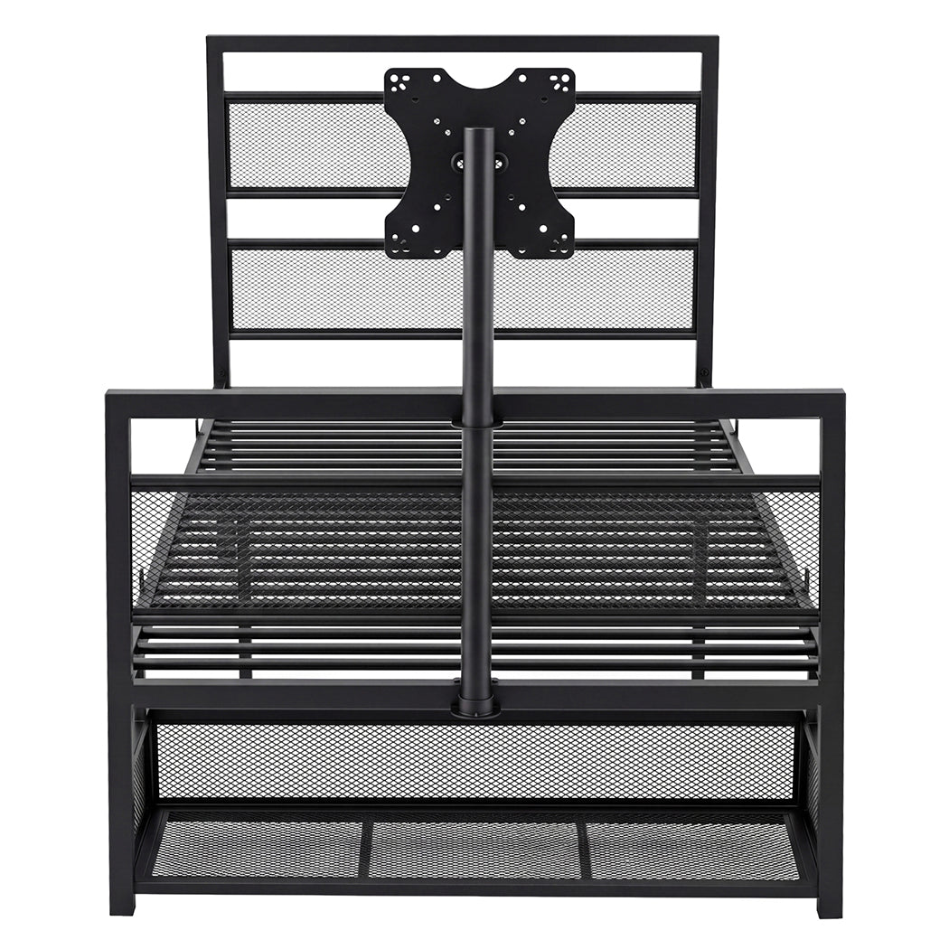 Gaming Single Bed Frame Rotating TV Mount | Simpledeals