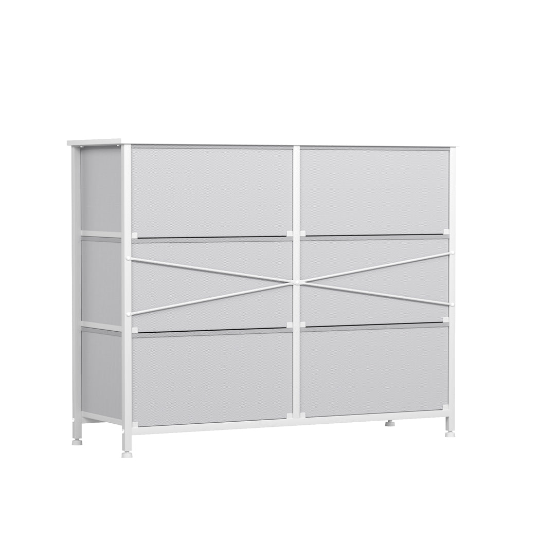 Versatile 6 Chest of Drawers Storage Cabinet  Multipurpose Use