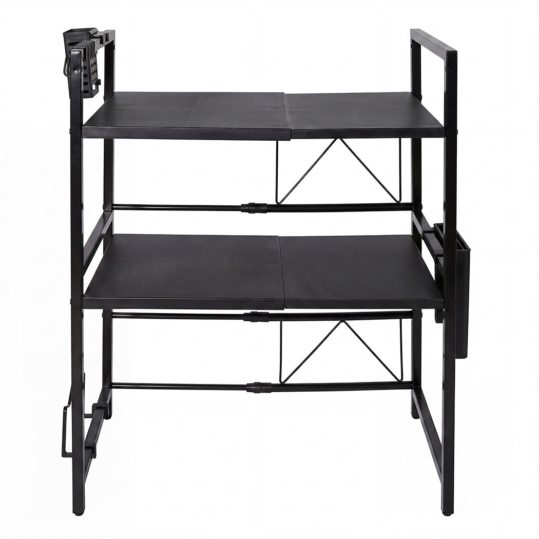 3 Tier Adjustable Microwave Shelf Kitchen Rack | Simpledeals