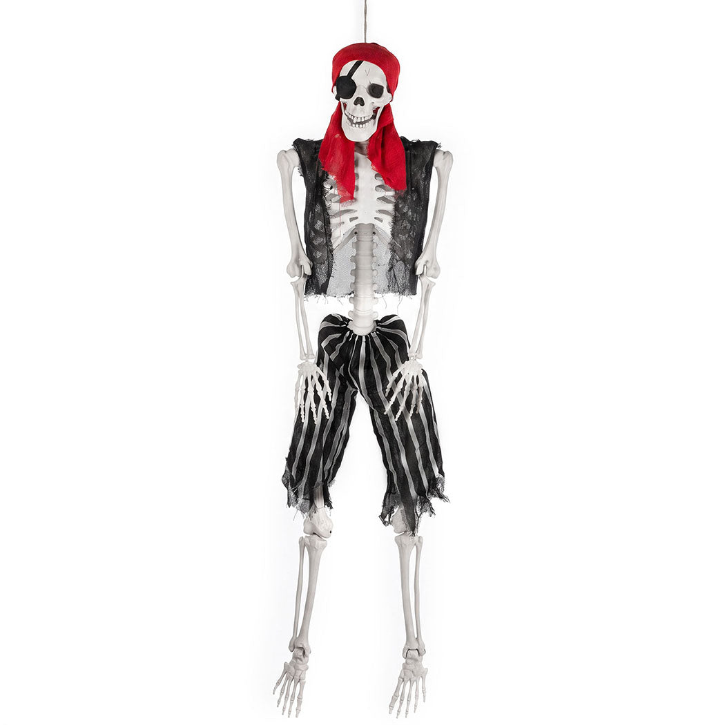 Life Size Pirate Skeleton Decor 166x38x17cm