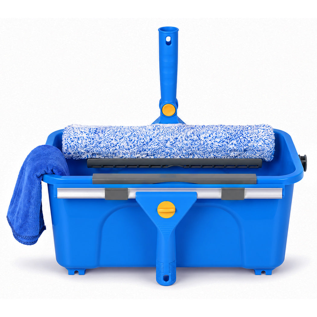 Window Cleaning Kit With Extendable Pole 42x23x18.5cm