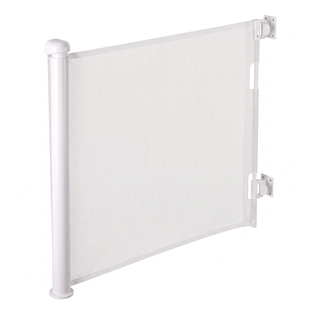 Retractable Baby Gate 150cm Grey 150x9x85.7cm
