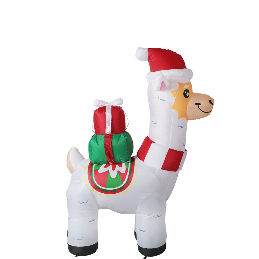 Xmas Alpaca Led Lights - Inflatable Christmas Decorations
