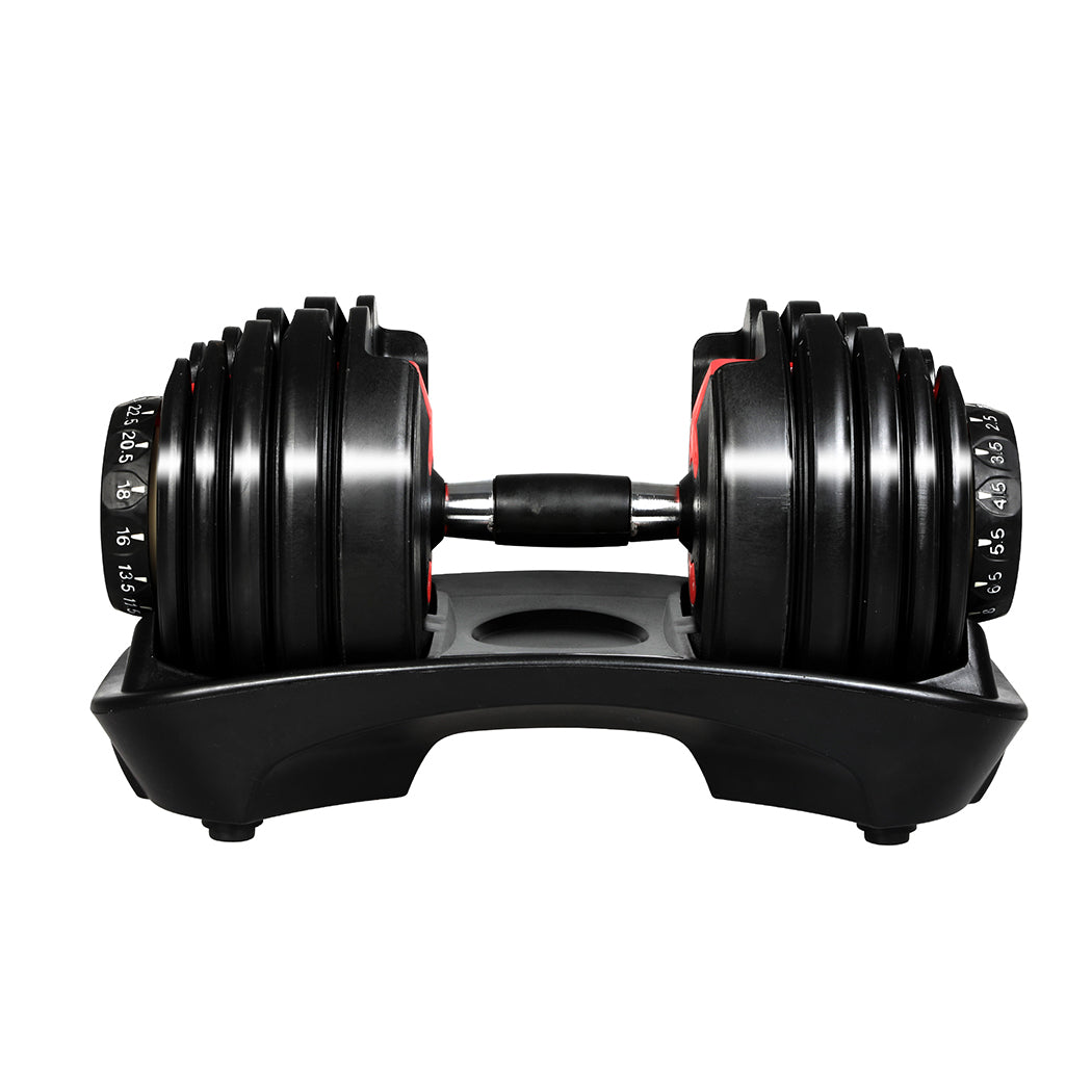 Adjustable Non-slip Steel Gym - Black 45x23x21cm