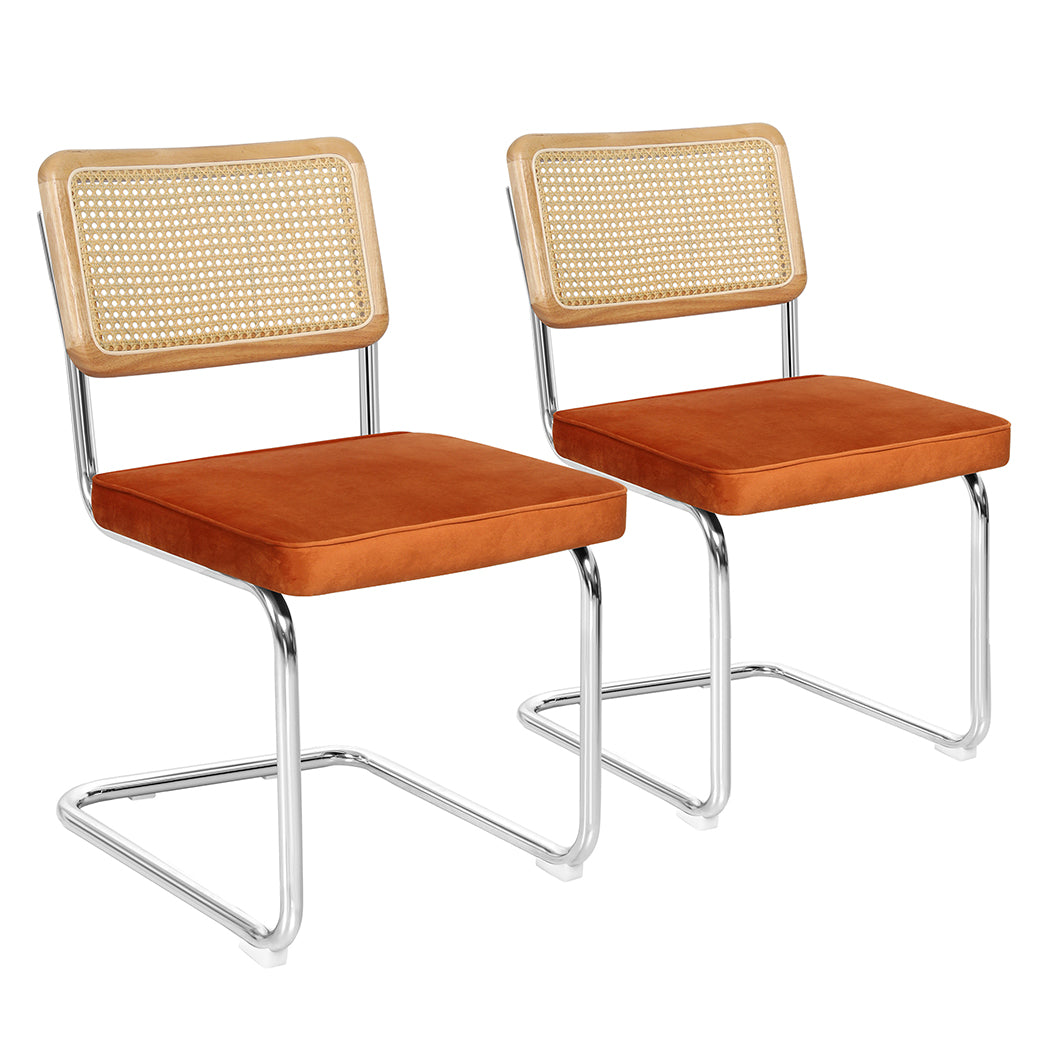 Luxury 8xRattan Chair Dining Chairs  Sleek Modern Look Classic