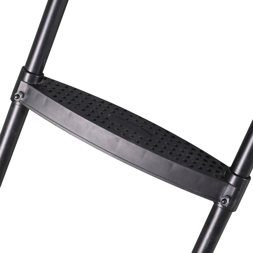 Black trampolines 56x35.5cm, rear view