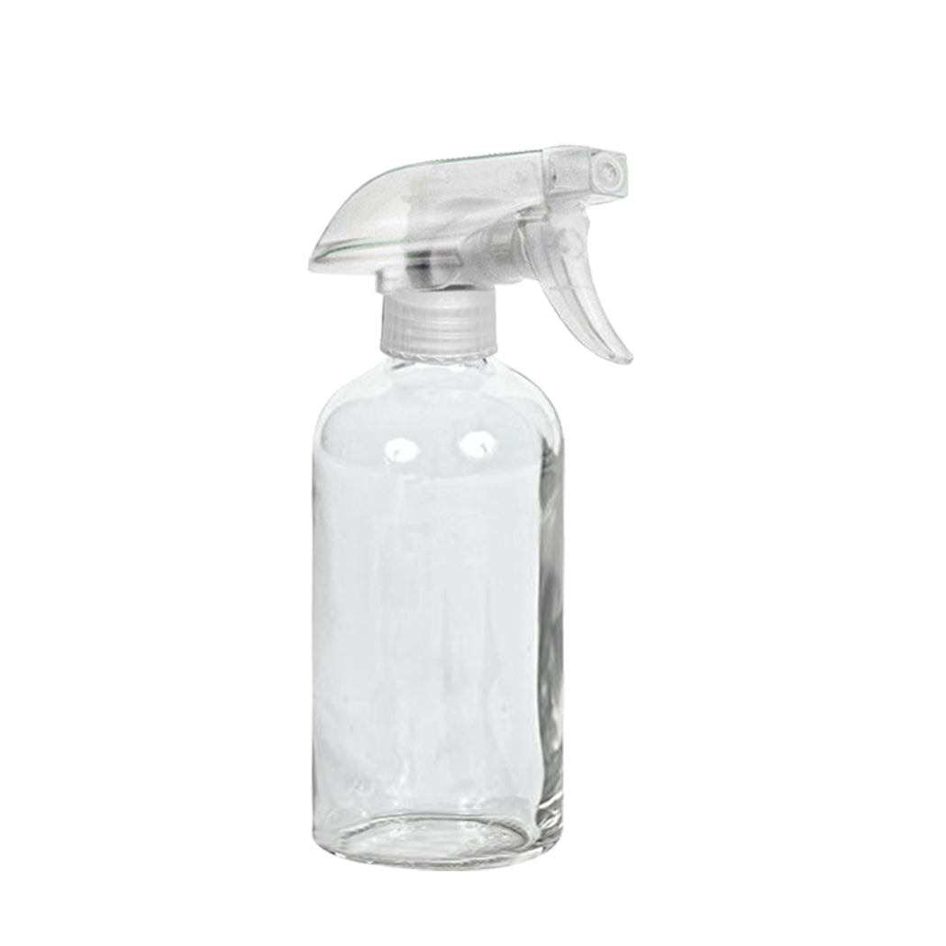 4x 500ml Clear Glass Spray Bottles Trigger | Glass finish