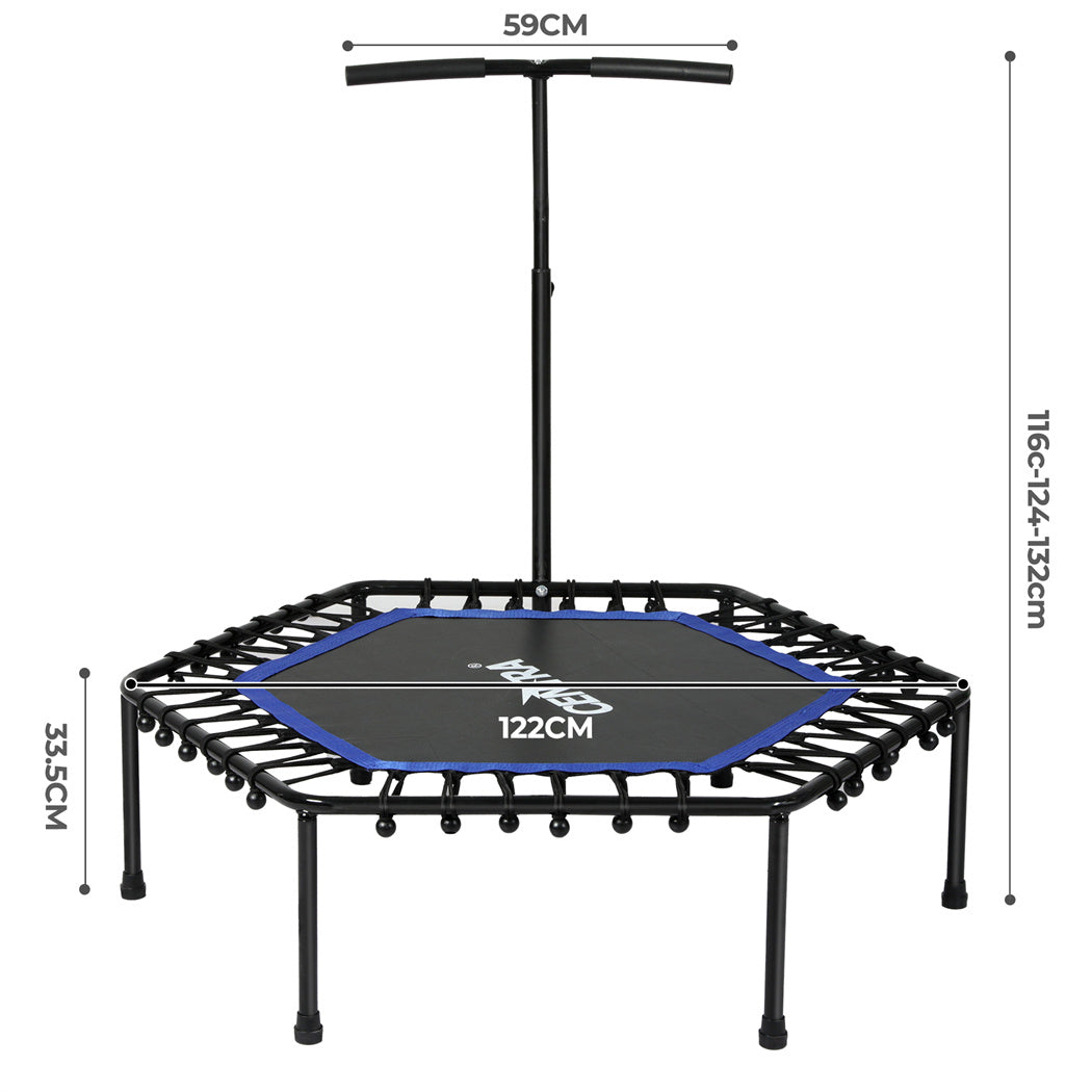 Mini Trampoline Rebounder Fun 122x122x132cm
