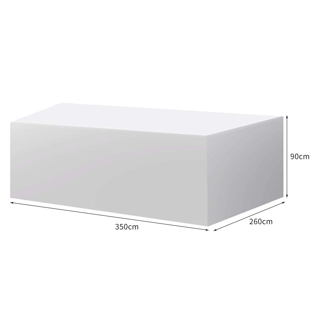 Luxury Outdoor Furniture Cover Waterproof Silver 15cm  Wood Finish, Wood finish