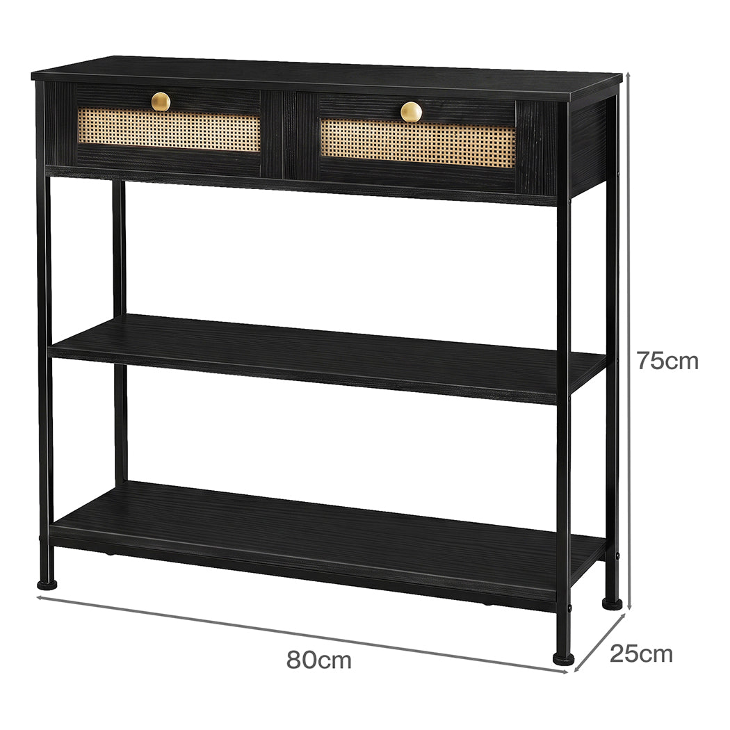 Console Table With Drawers Slim 35x11.5cm