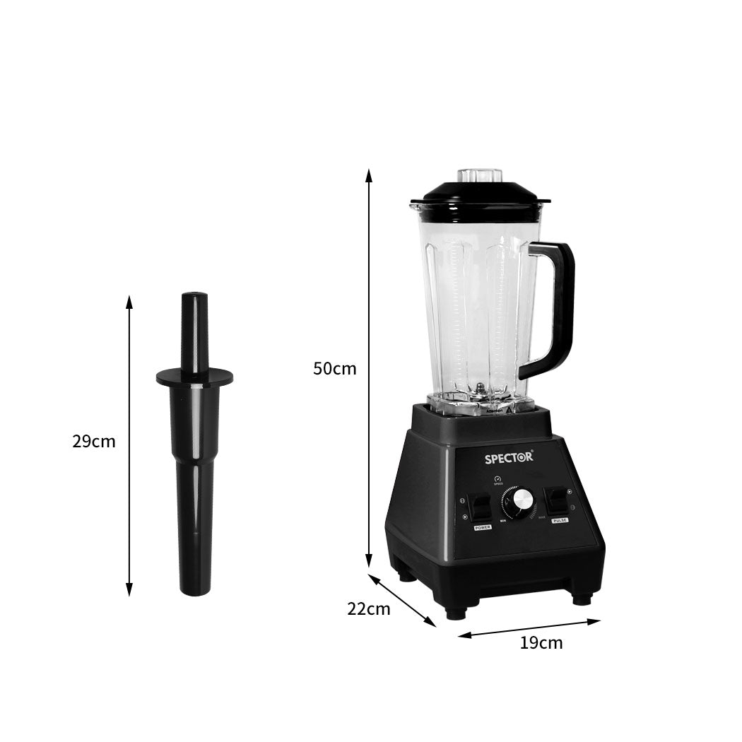 2L Commercial Blender Mixer Food Processor Juicer Smoothie Ice Crush