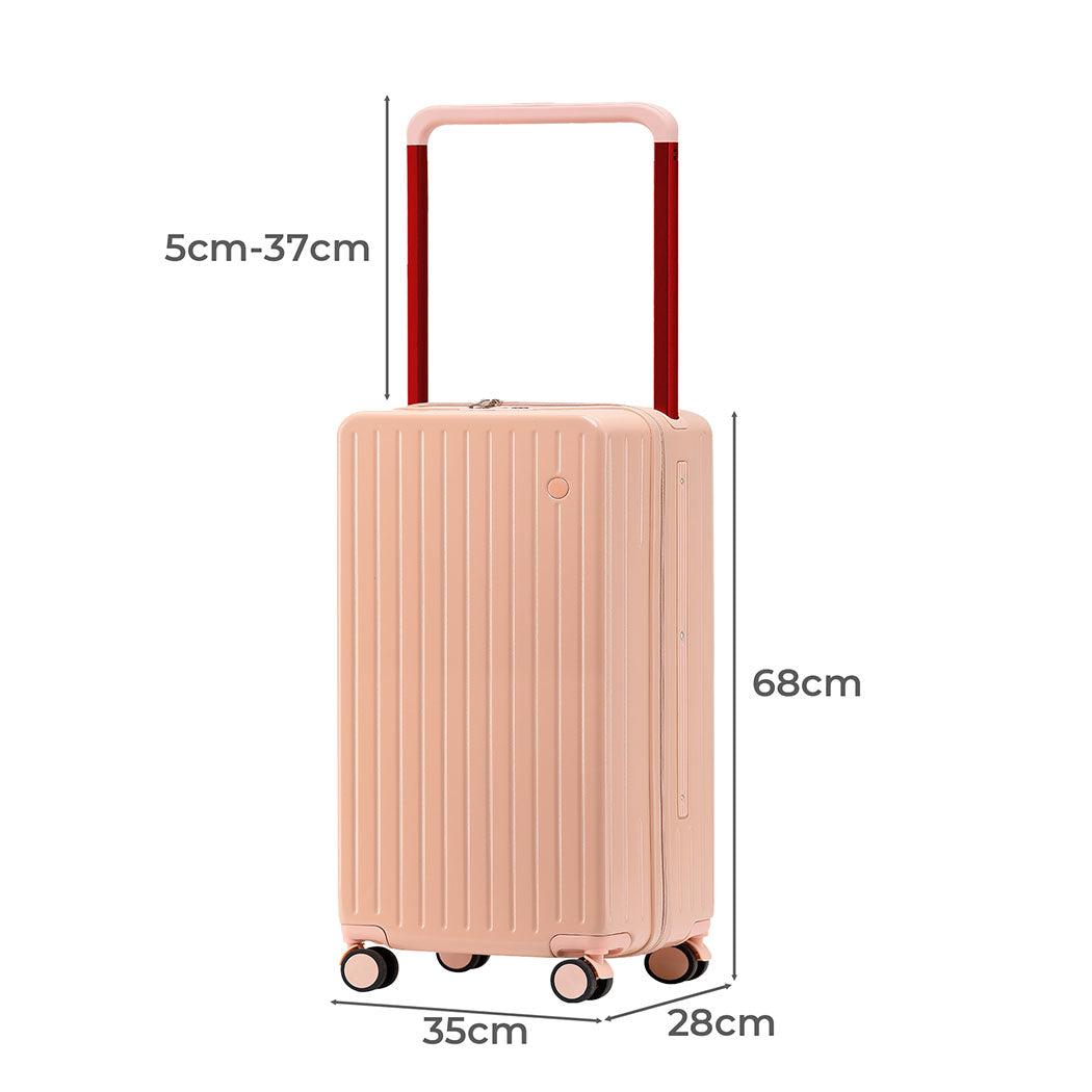 Pink 26 Luggage Hard Case 68x35x28cm