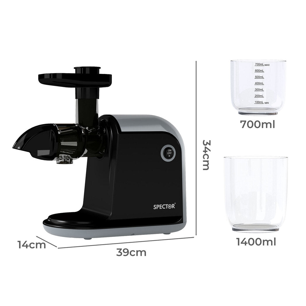 Cold Press Juicer Slow Processor 39.3x17.4x33.8cm