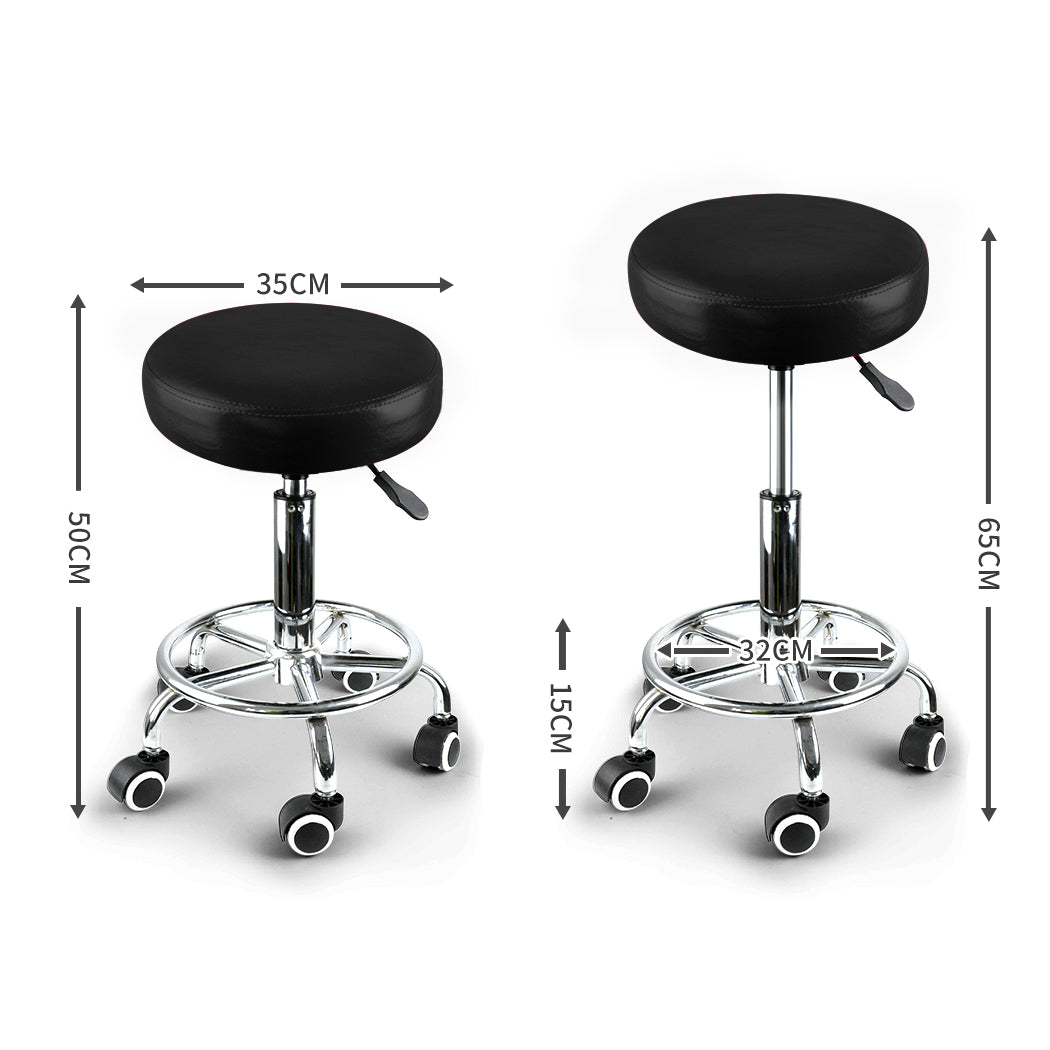 Versatile 4x Swivel Salon Barstool Hairdressing  Easy Assembly, id11&12