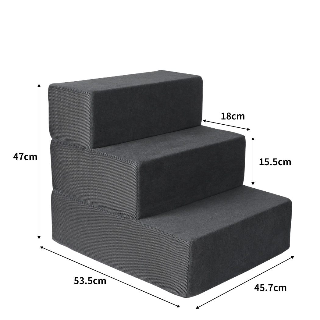 Pet Stair Step Ramp - Multi-steps Dog Ramps For High Double 9KG