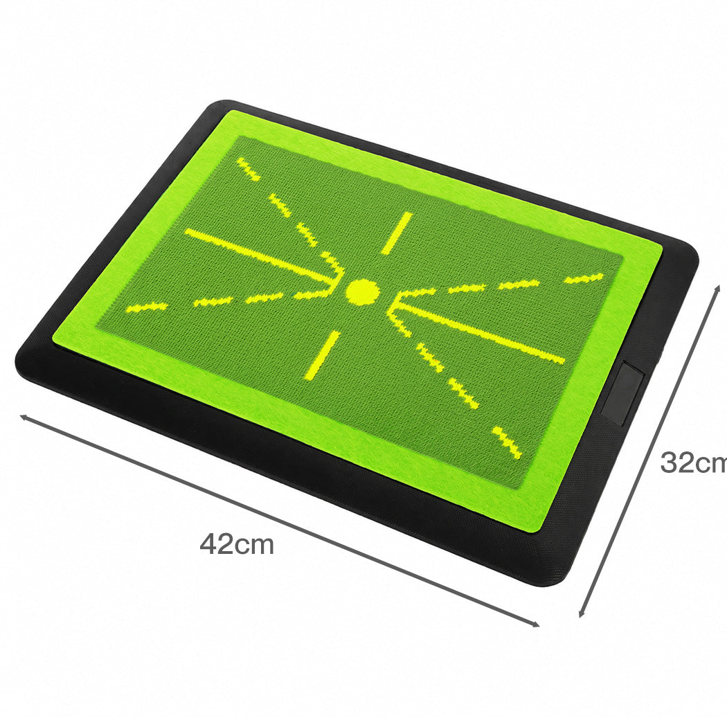Golf Hitting Mat Swing Path Feedback 42x32x1.5cm