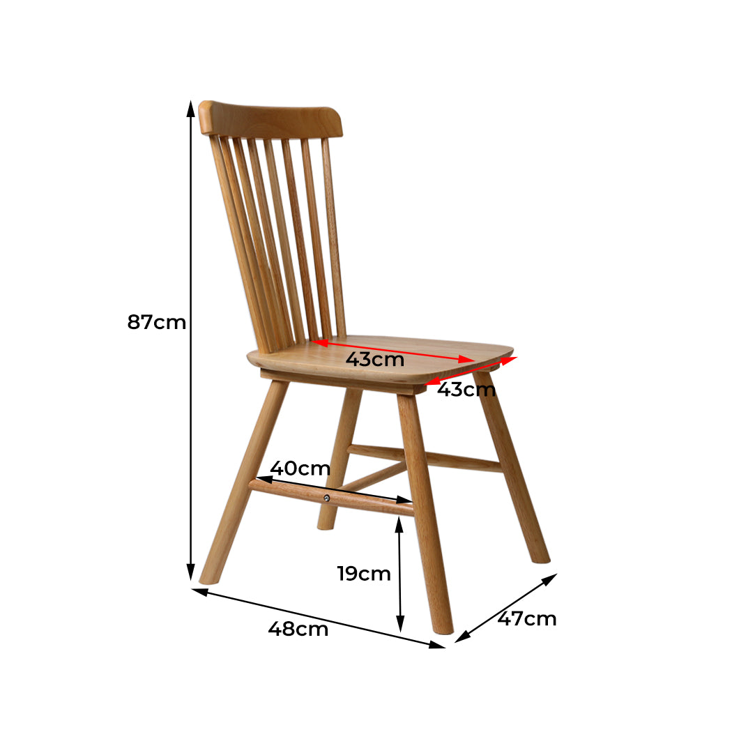 Versatile 4x Dining Chairs Kitchen Windor Oak  Soft Cushion