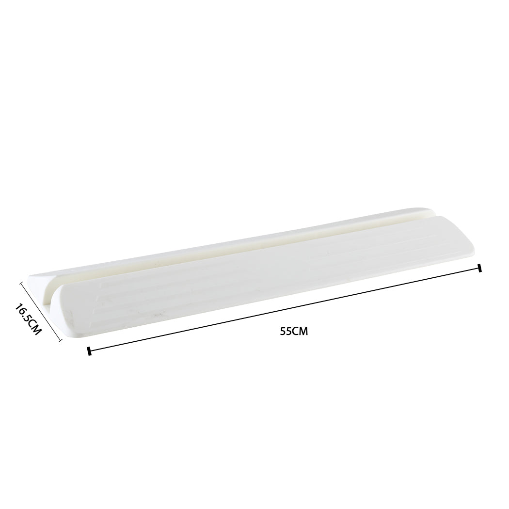 Kids Security - Baby Safety Gate Adjustable Pet White Ramp