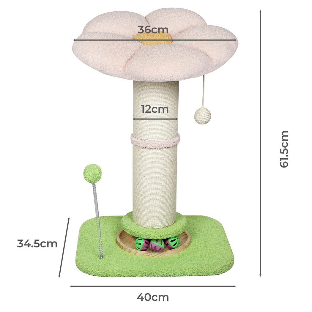 Cat Scratching Post Flower Tower 40x34.5x61.5cm