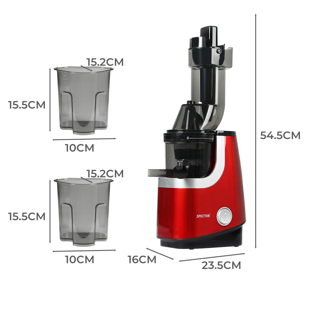 Minimalist Cold Press Slow Juicer Whole Red  Soft Cushion Classic | id4