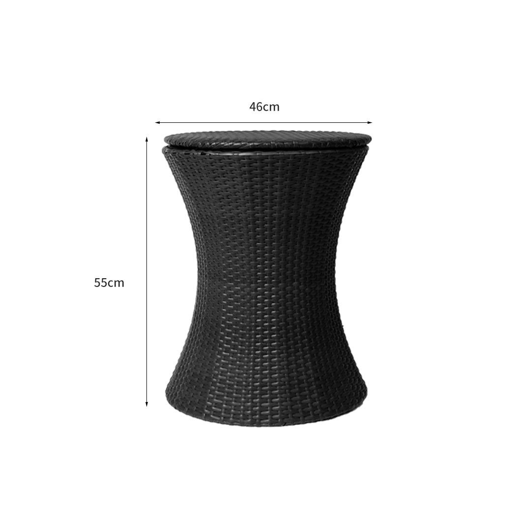 Cooler Ice Bucket Table Bar Outdoor Black | SC9 id