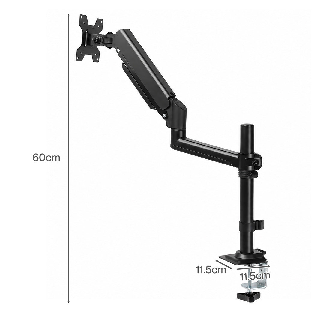 Single Monitor Arm Adjustable 75x75cm