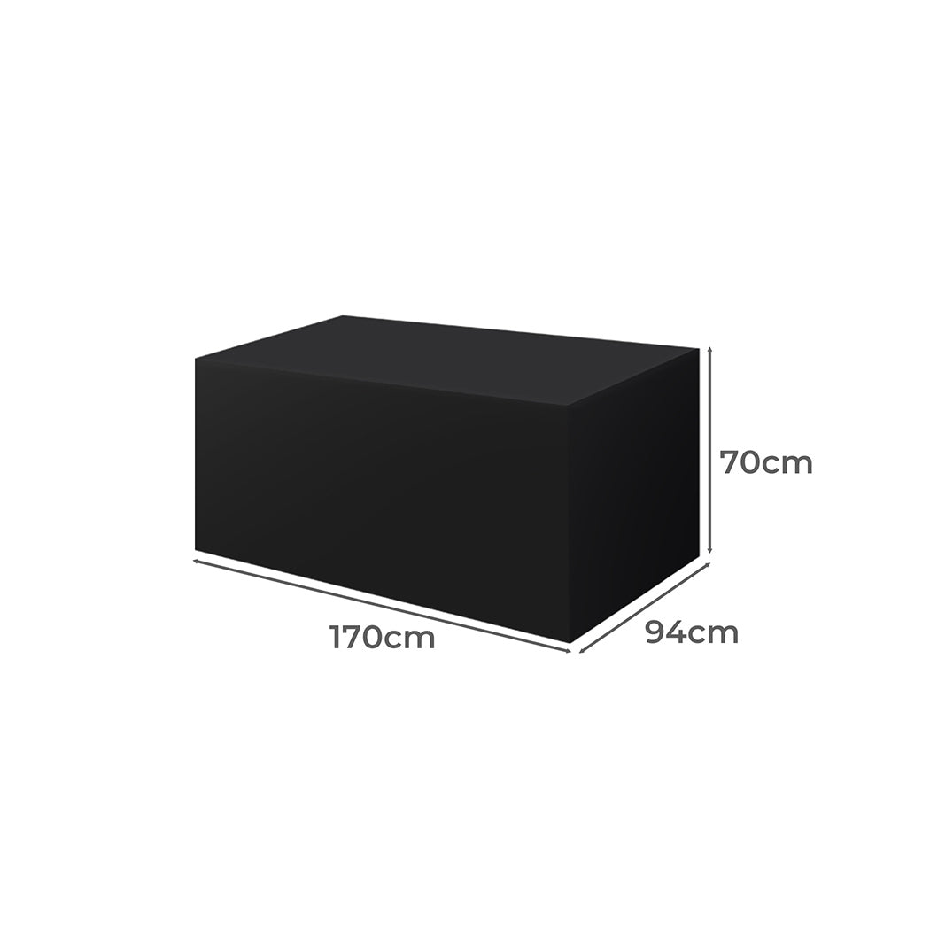 id2&3 - Compact Outdoor Furniture Cover Garden Black 10cm Extension  Premium