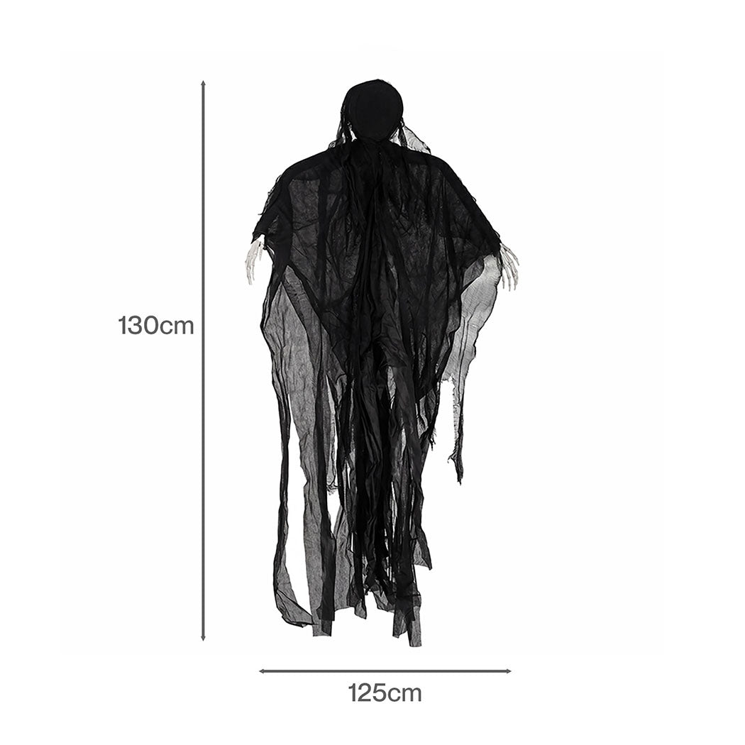 Grim Reaper Decoration Large Black 130x6x46cm
