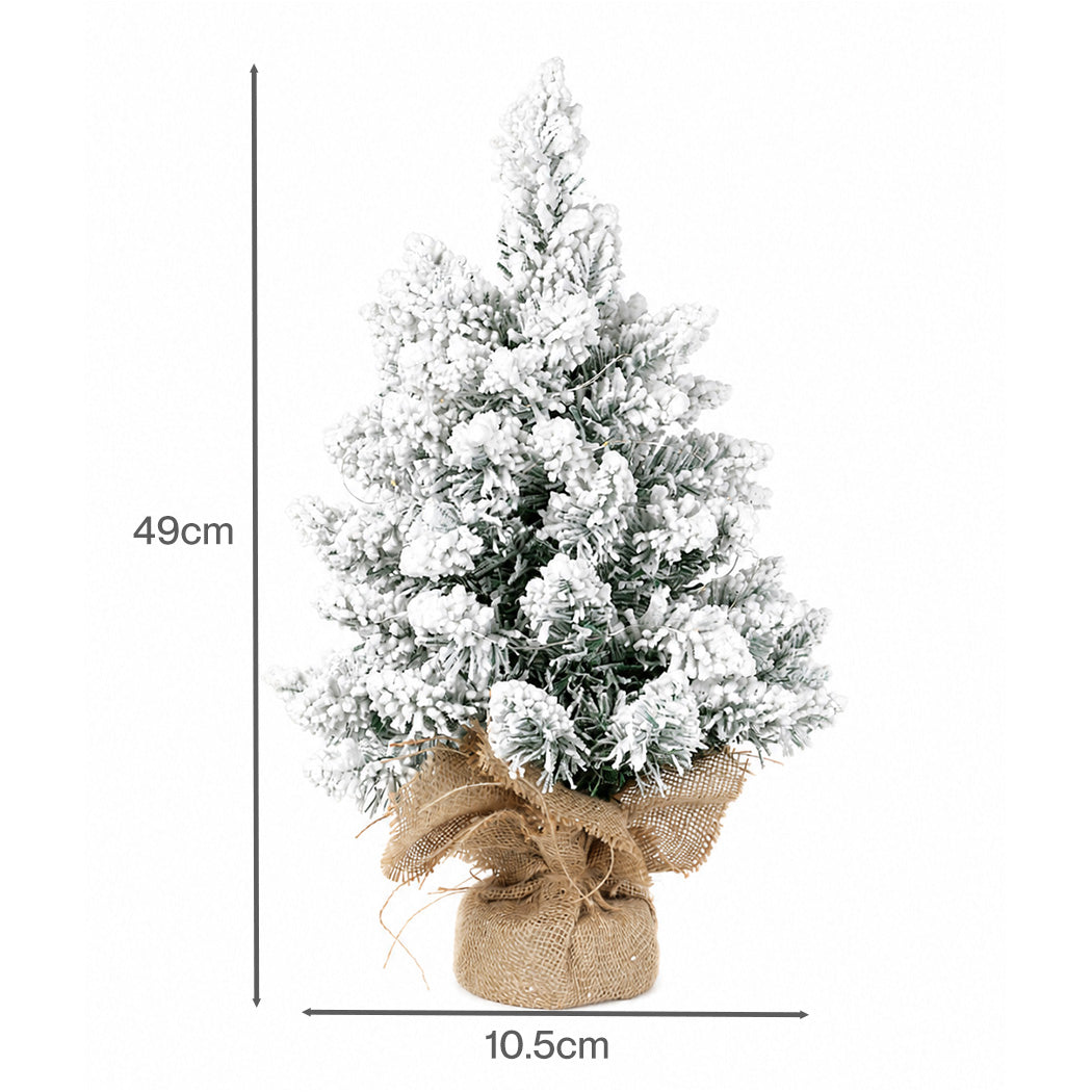 Mini Christmas Tree LED Lights 10.5x10.5x49cm