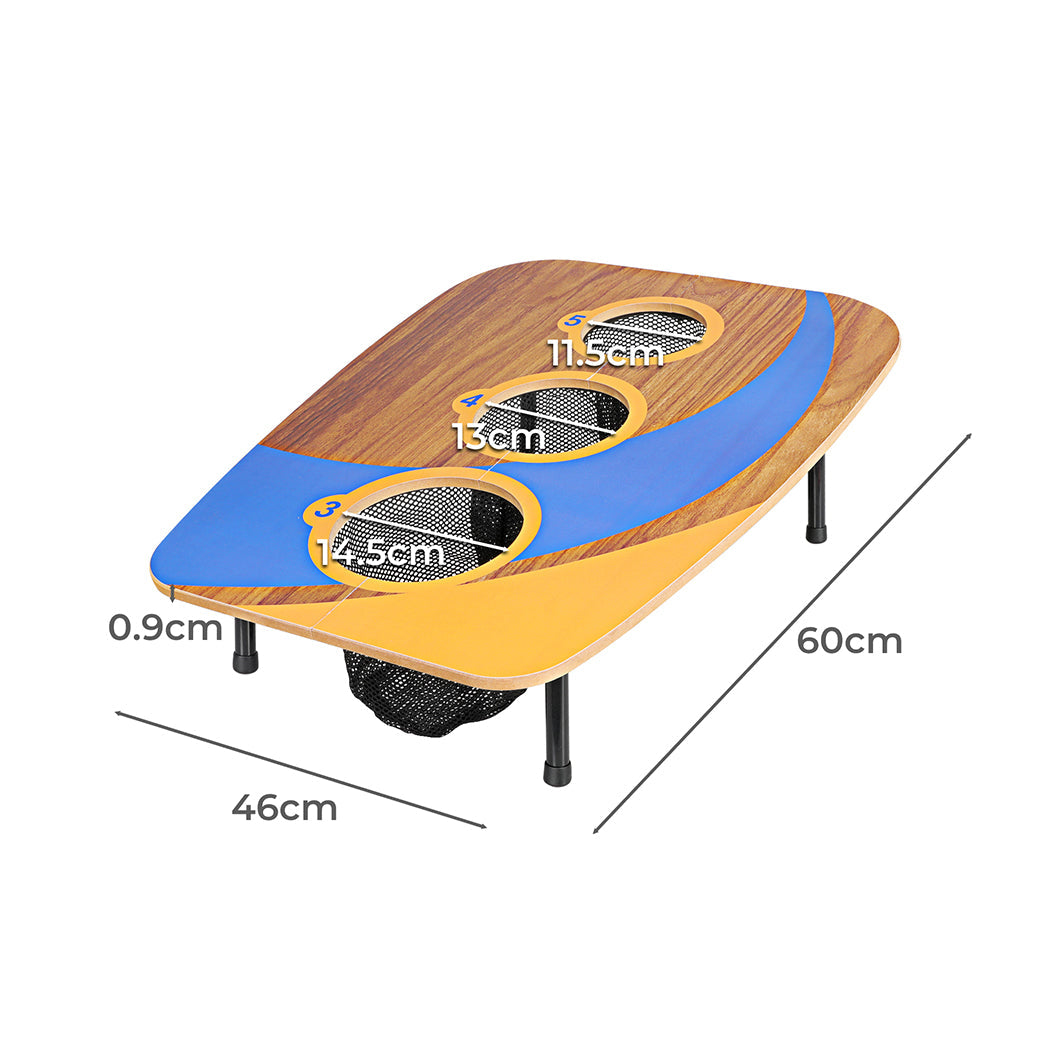 Kids Bean Bag Toss Game Set Children | Wooden Outdoor Toys Theme