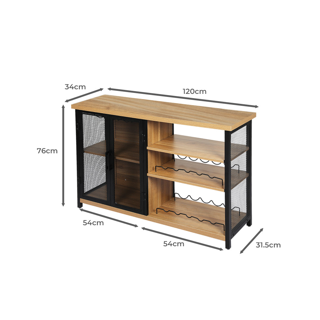 Buffet Sideboard Bar Cabinet Stylish Dining Storage Solution