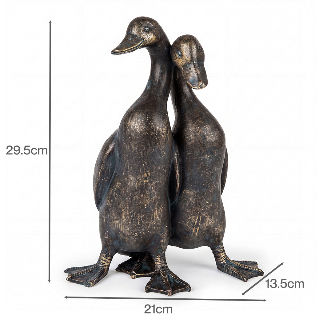 Duck Garden Statue Resin Antique Bronze | Simpledeals
