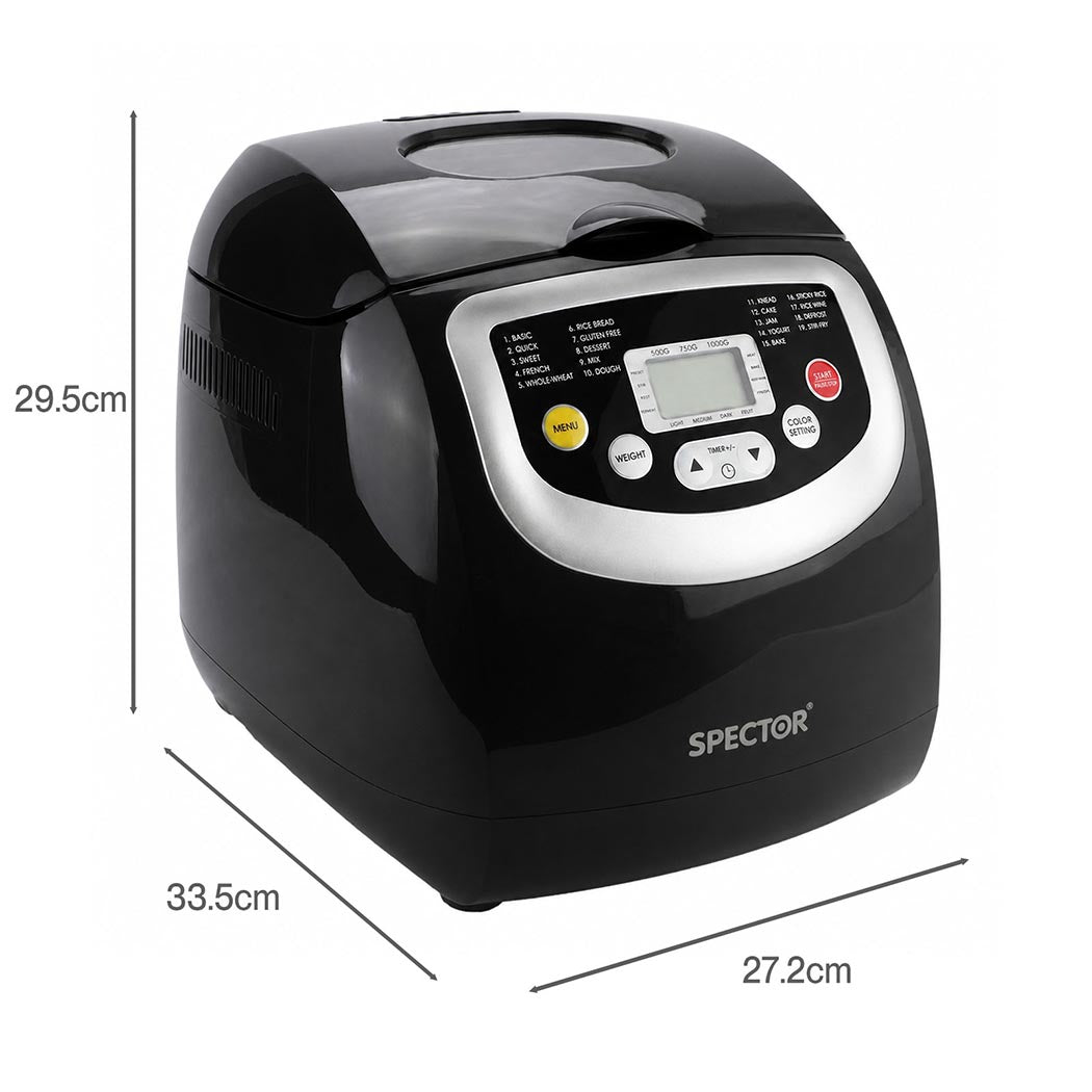 Bread Machine 600W Automatic 33.5x27.2x29.5cm