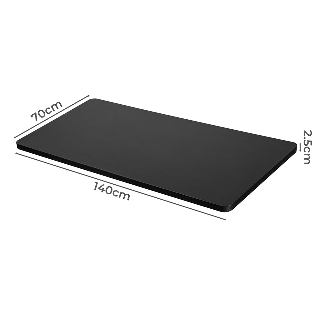 Minimalist Desktop For Motorised Adjustable Black 140X70CM | id11&12