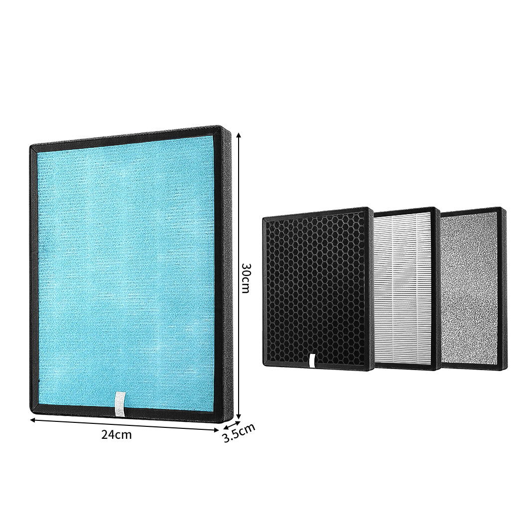 Spector Air Purifier Replacement Filter HEPA Filters Carbon 5 Layer, SC2 id