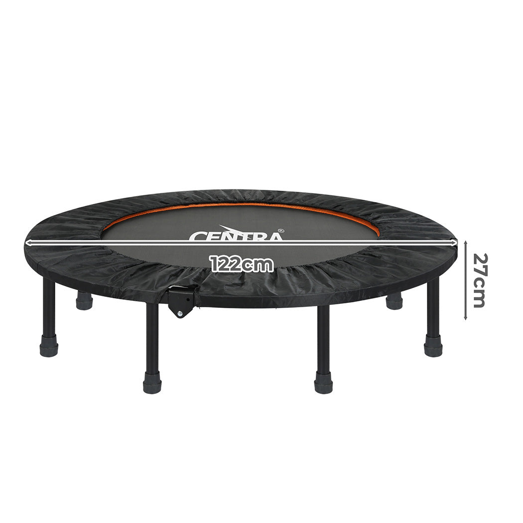 Mini Trampoline Round Exercise Rebounder 122x122x27cm