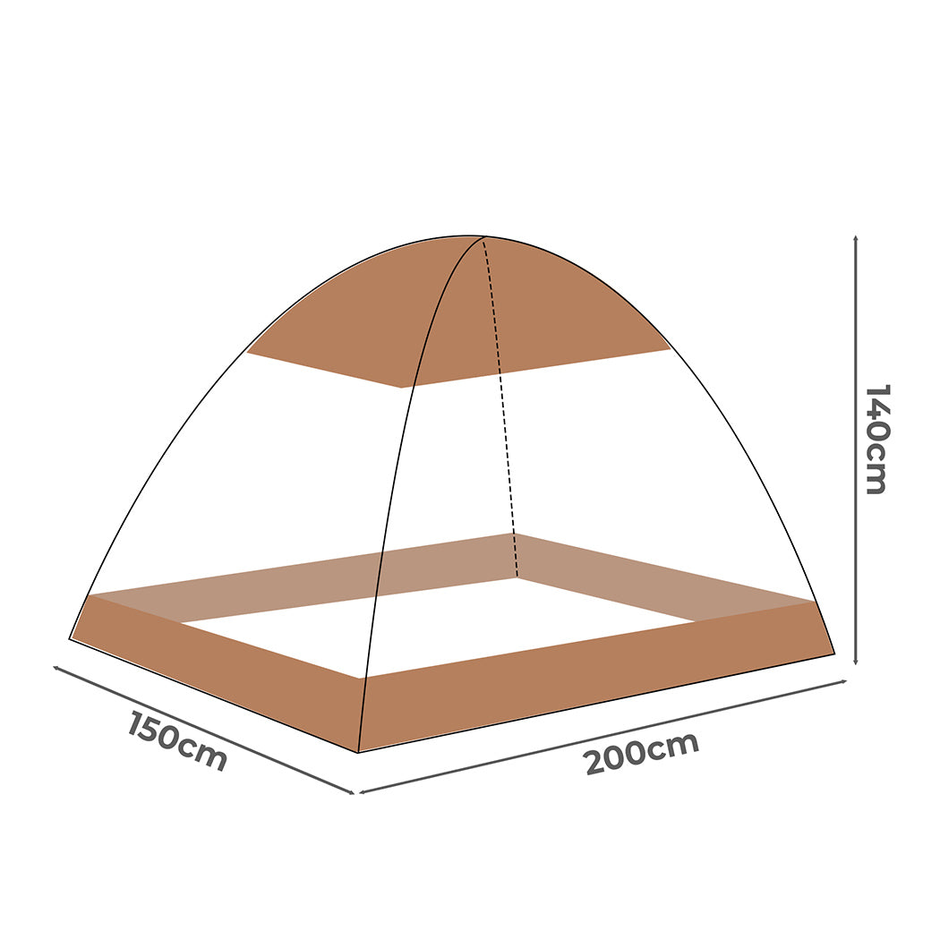Dome Fly Repel Insect - Mosquito Bed Nets Foldable Canopy Queen