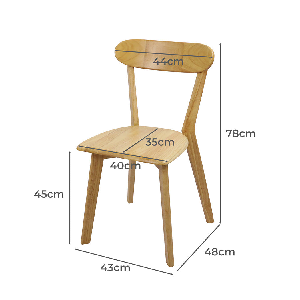 Luxury 2x Dining Chairs Wooden Kitchen Chair  Soft Cushion Classic | id4