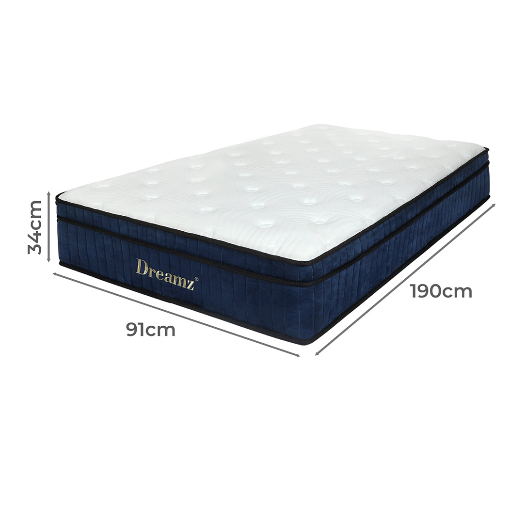 Medium Firm Single Mattress 190x91x34cm