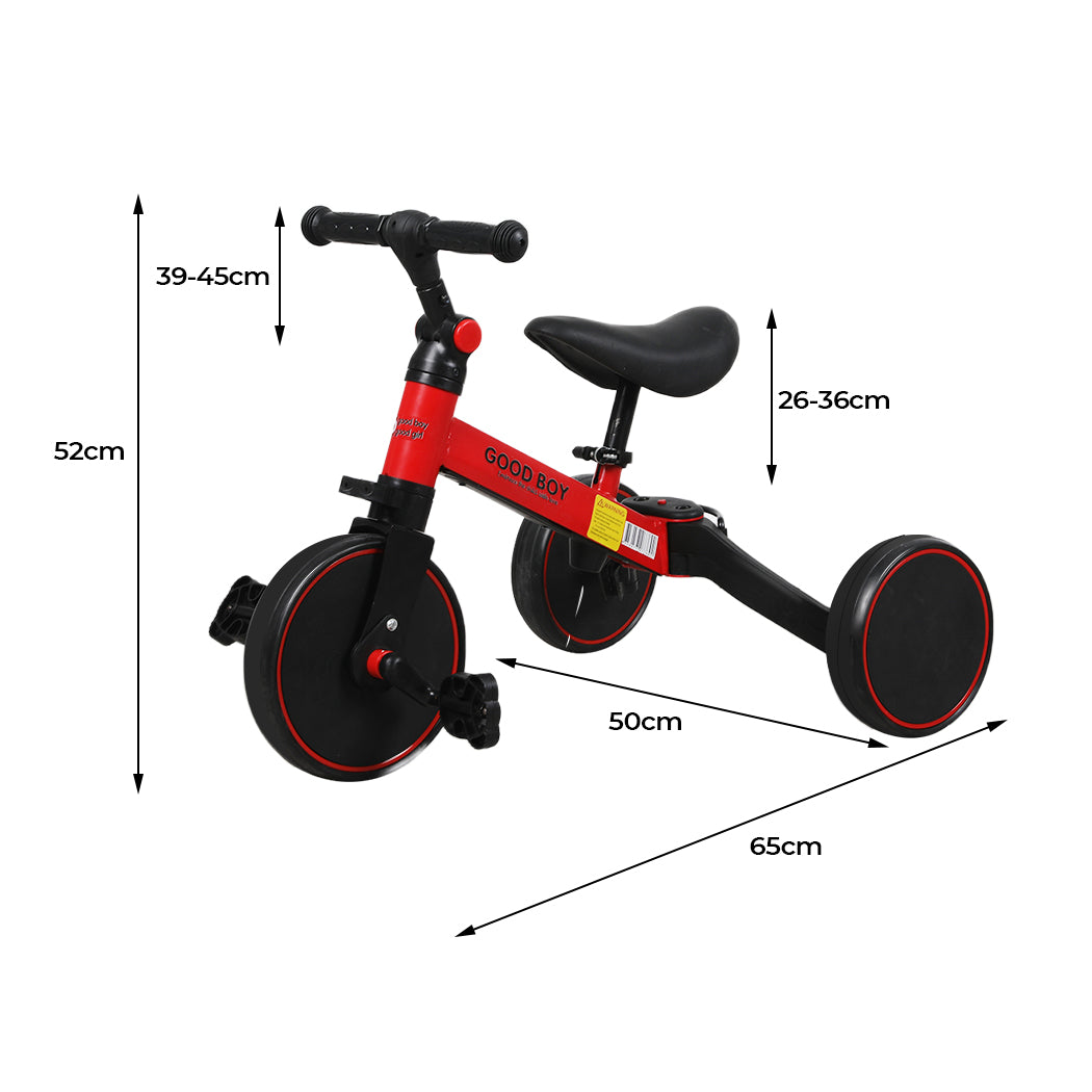 3in1 Kids Tricycle Toddler Balance Bike