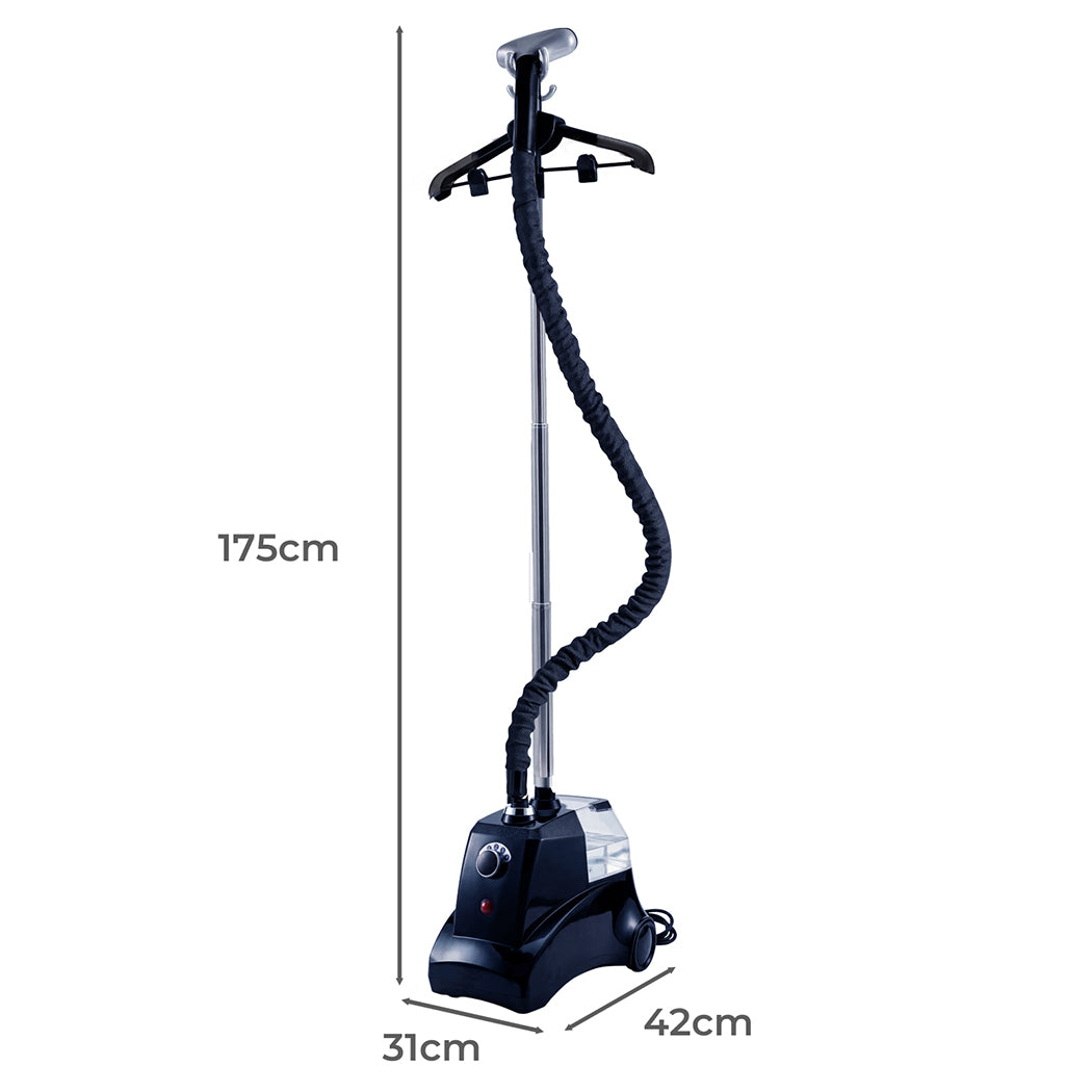 Upright Garment Steamer 2200W Fast Heat 180x27x20.5cm