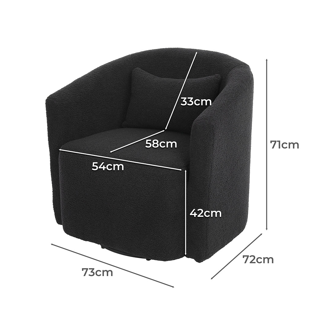 Versatile Fleece Rocking Chair  Easy Assembly Classic Durable, id18&19