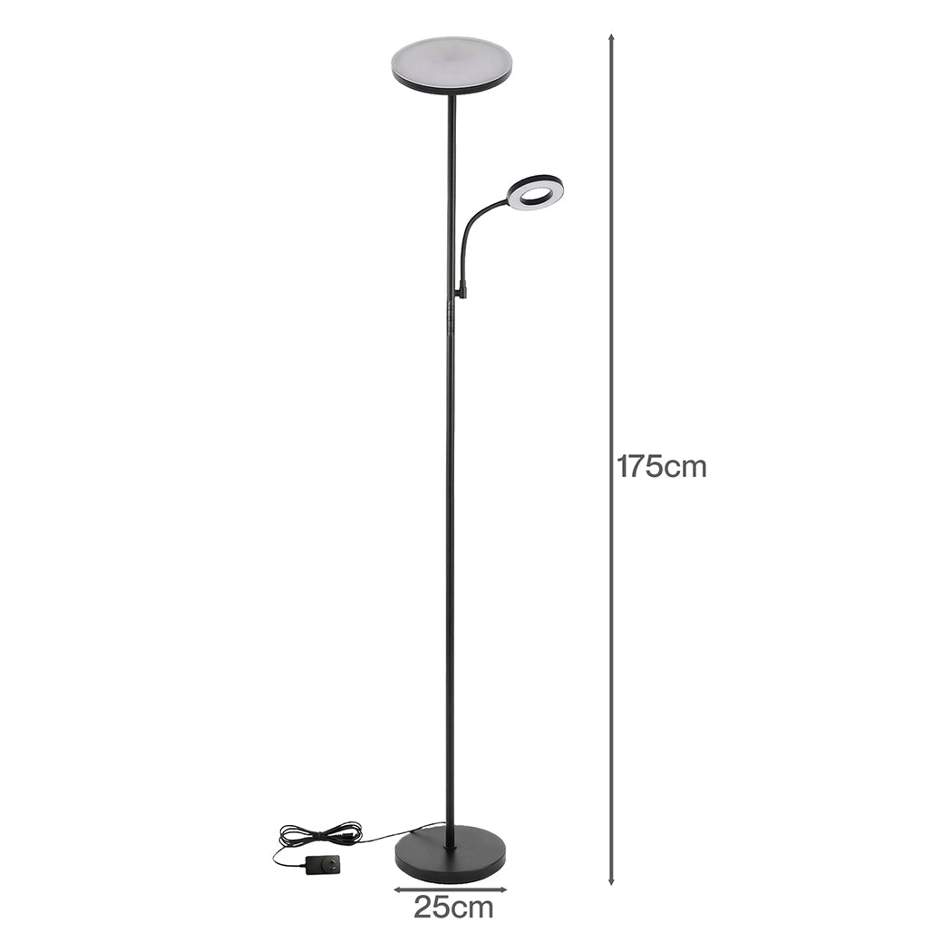 Floor Lamp 2-in-1 Reading Light Remote Timer | Simpledeals